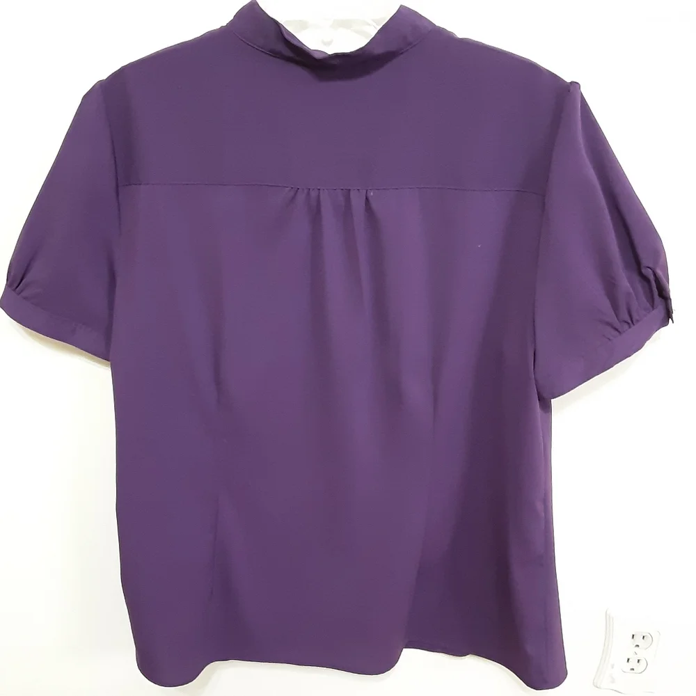 East 5th Purple Ruffled Blouse - Picture 5 of 10